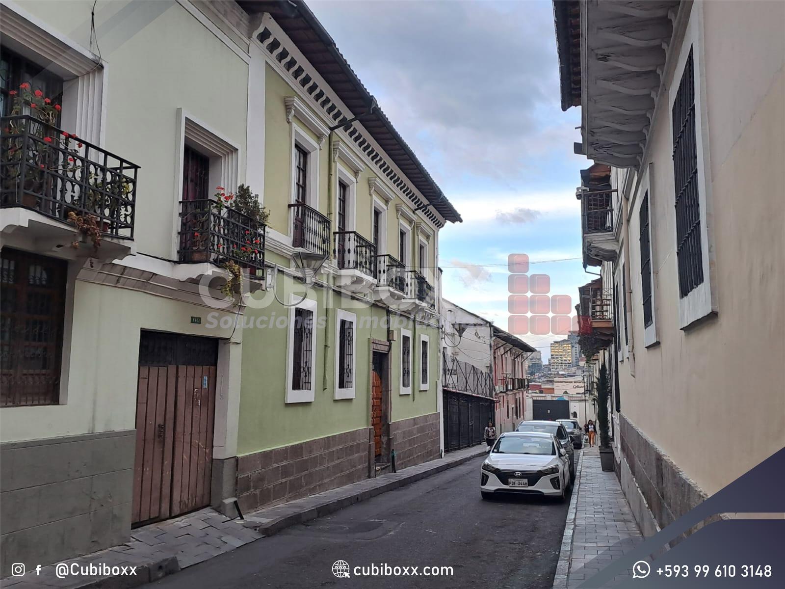 Excelente oportunidad de inversión-Casa patrimoniada rentera en el centro de Quito sector Bilbao y Junin