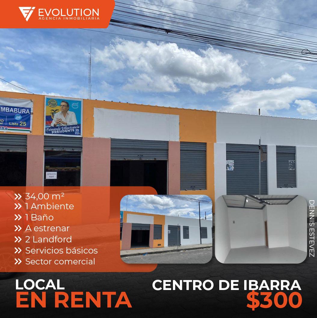 Local Comercial en  Arriendo Cerca Terminal Ferrocarril Ibarra