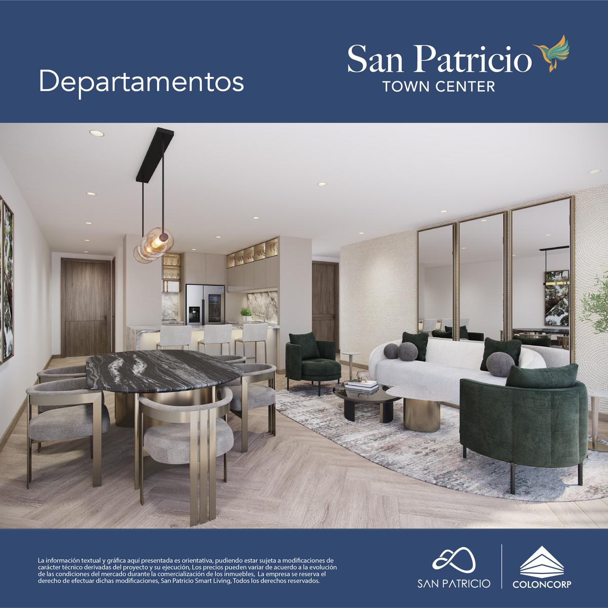 Departamento en  Venta Exclusivo Proyecto San Patricio