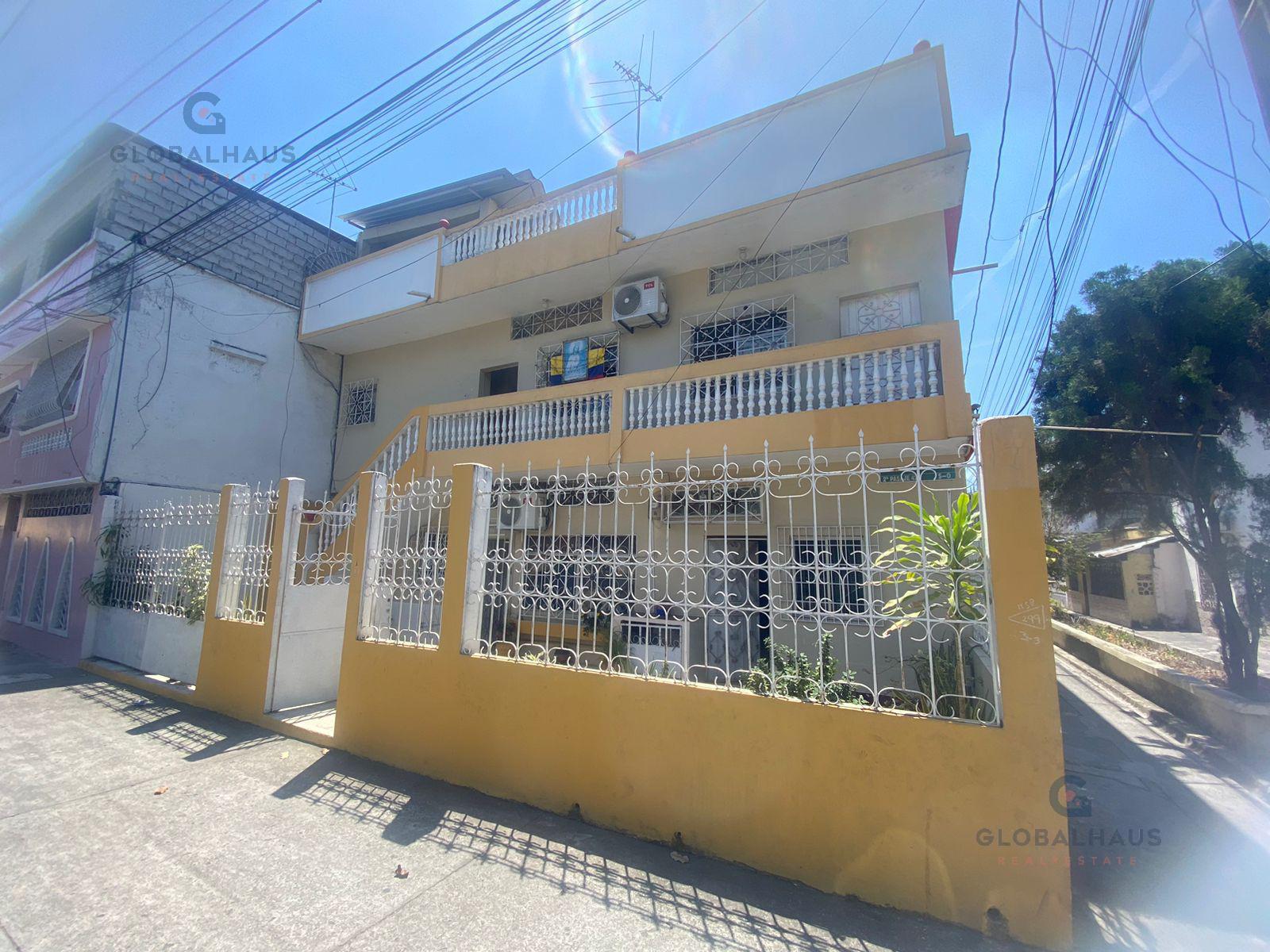 Venta de Casa Rentera con 8 Habitaciones en Jose Antepara y Vicente Trujillo  A.A.