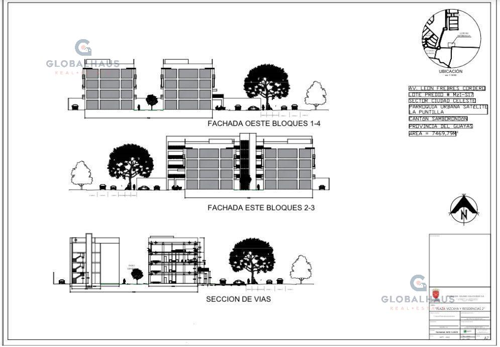 Venta de departamentos y oficinas - Proyecto en Viscaya - Ciudad Celeste M.H.