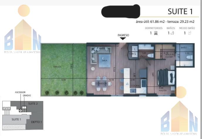 VENTA DEPARTAMENTOS DE 1, 2 Y 3 DORMITORIOS EN URBANIZACION CERRDA UNION NACIONAL