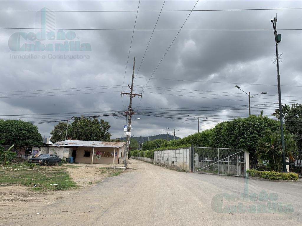 VENTA DE TERRENO VIA A LA COSTA IDEAL INVERSIONISTA CON GALPONES MAS DE 600 MTS DE FRENTE