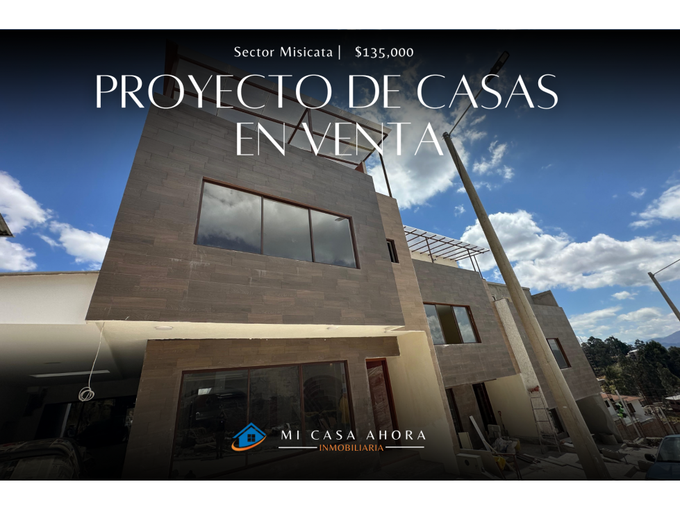 PROYECTO DE CASA EN VENTA EN MISICATA