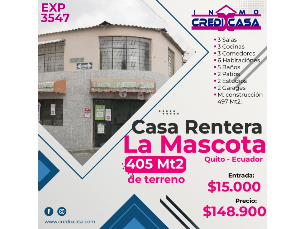 CxC Venta Rentera, La Mascota, Exp. 3547