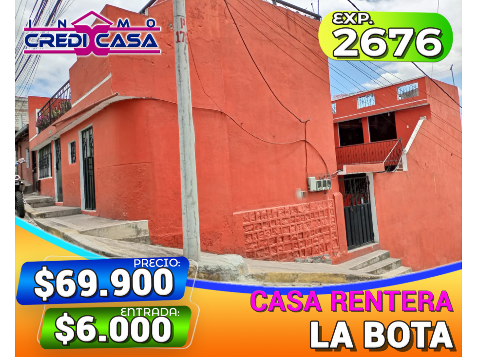 CxC Venta Casa Rentera, La Bota, Exp. 2676