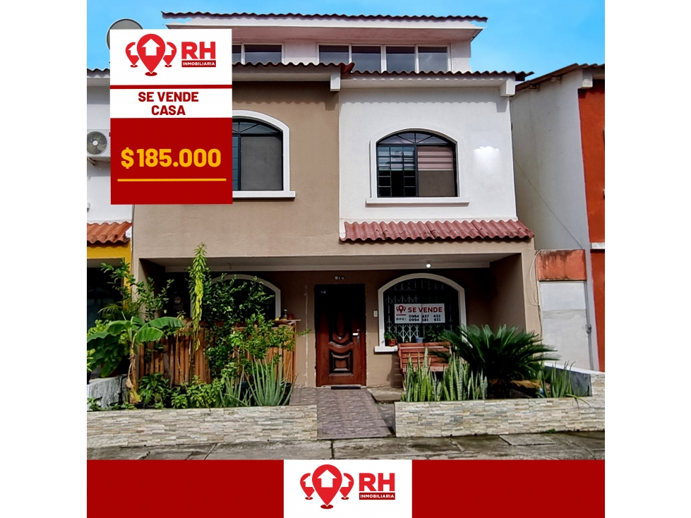 ESPECTACULAR CASA EN VENTA EN URBANIZACION CIUDAD VERDE, MACHALA