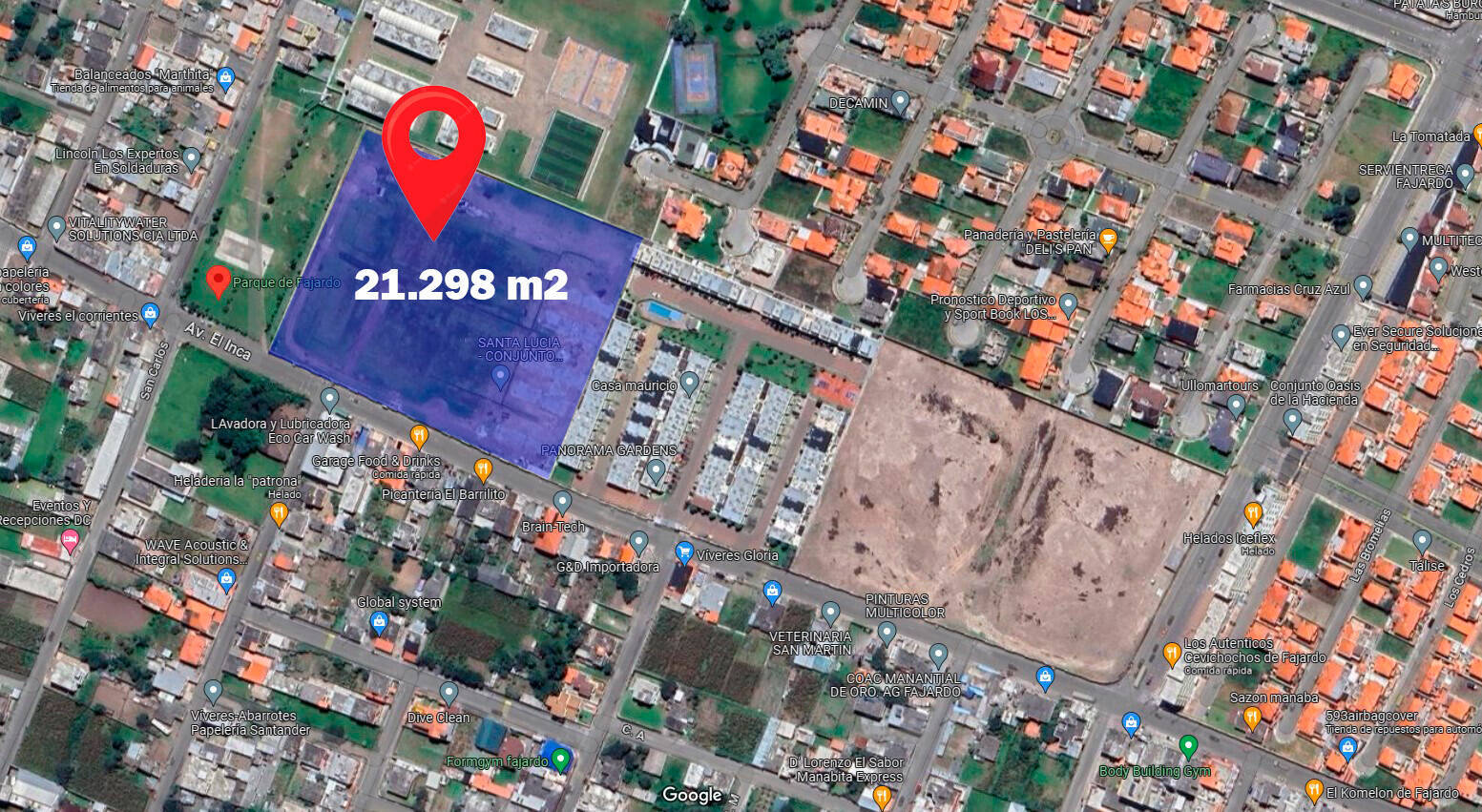 Terreno en venta 10.514 m2 Fajardo Valle de Los Chillos
